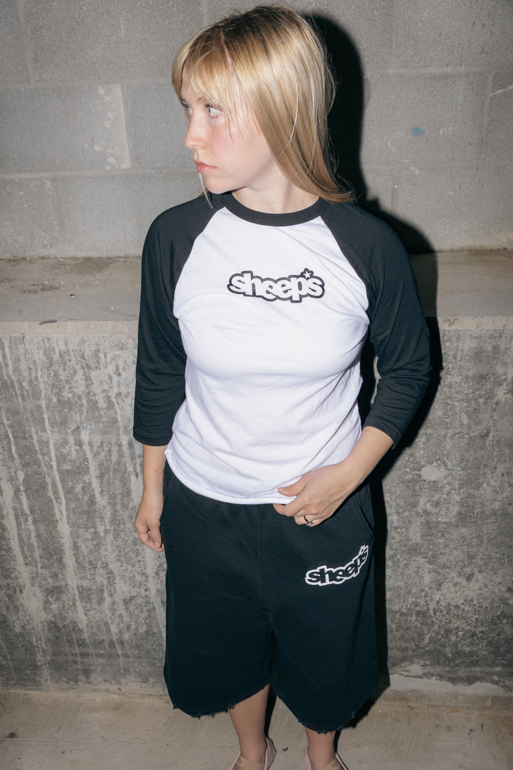 "WELL_ROUNDED" raglan tee