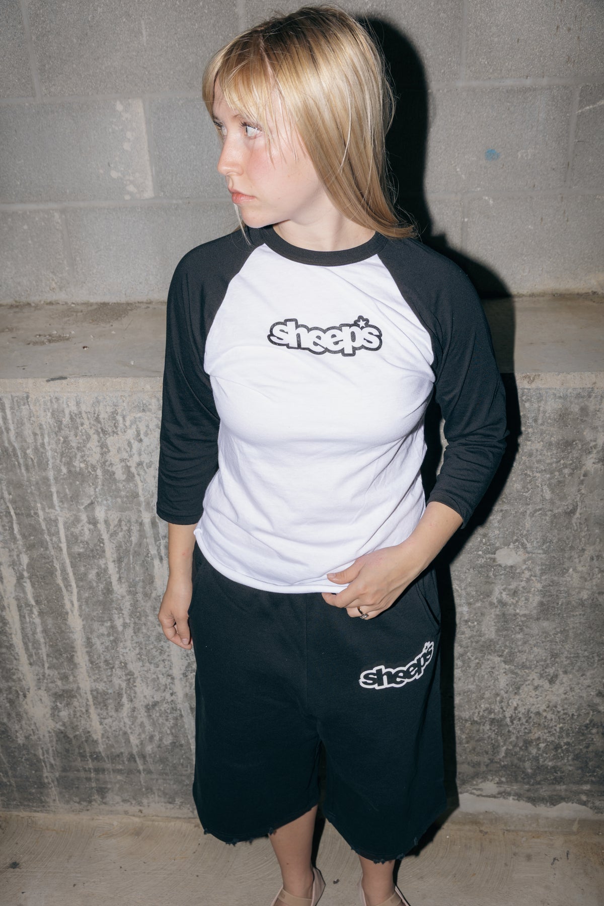 "WELL_ROUNDED" raglan tee