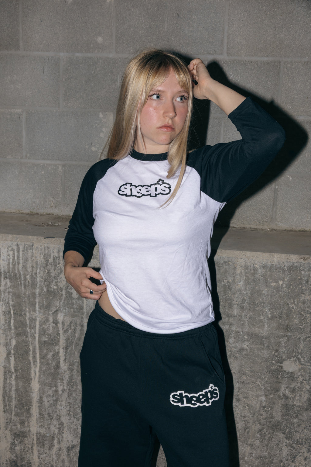 "WELL_ROUNDED" raglan tee