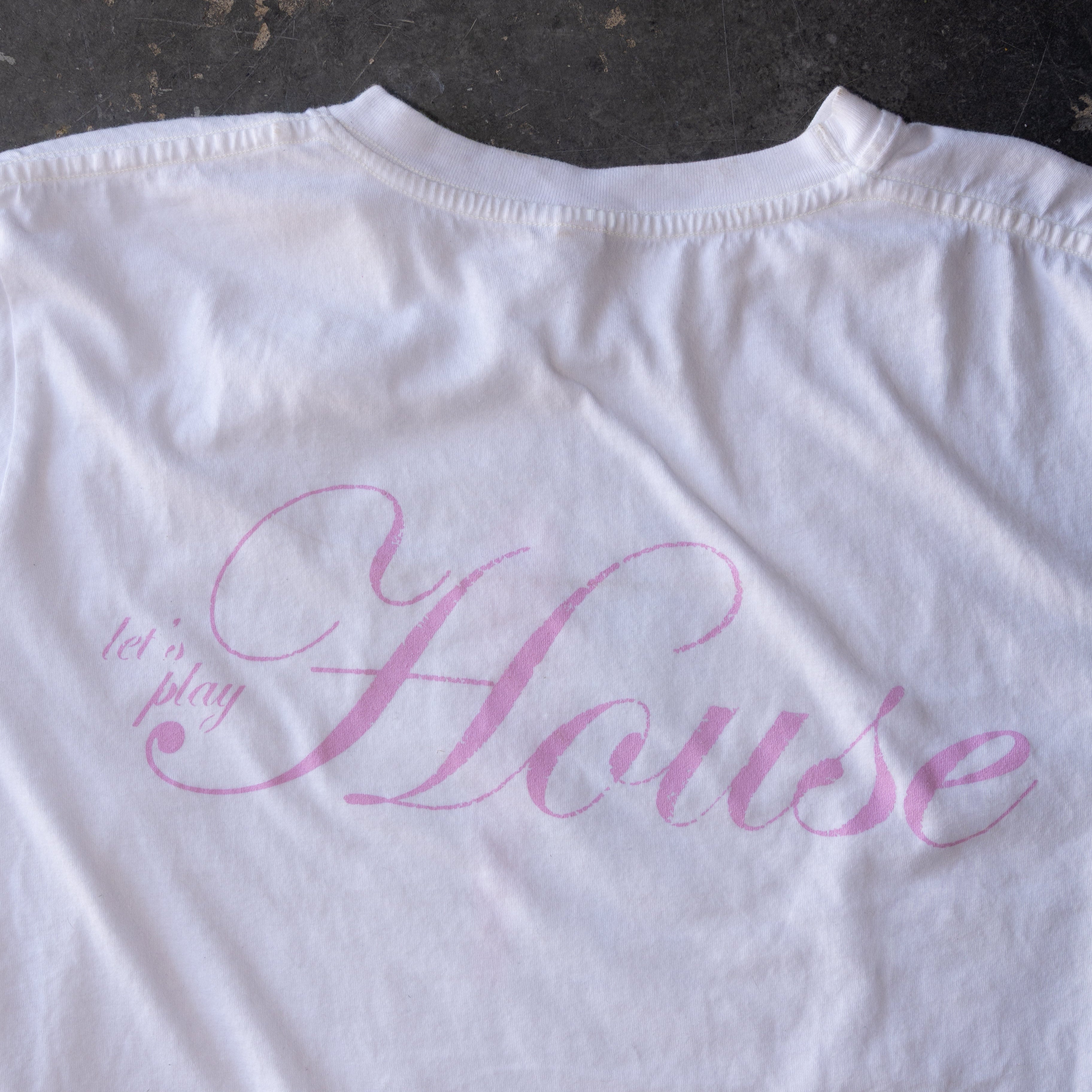 "LETSPLAYHOUSE" tee