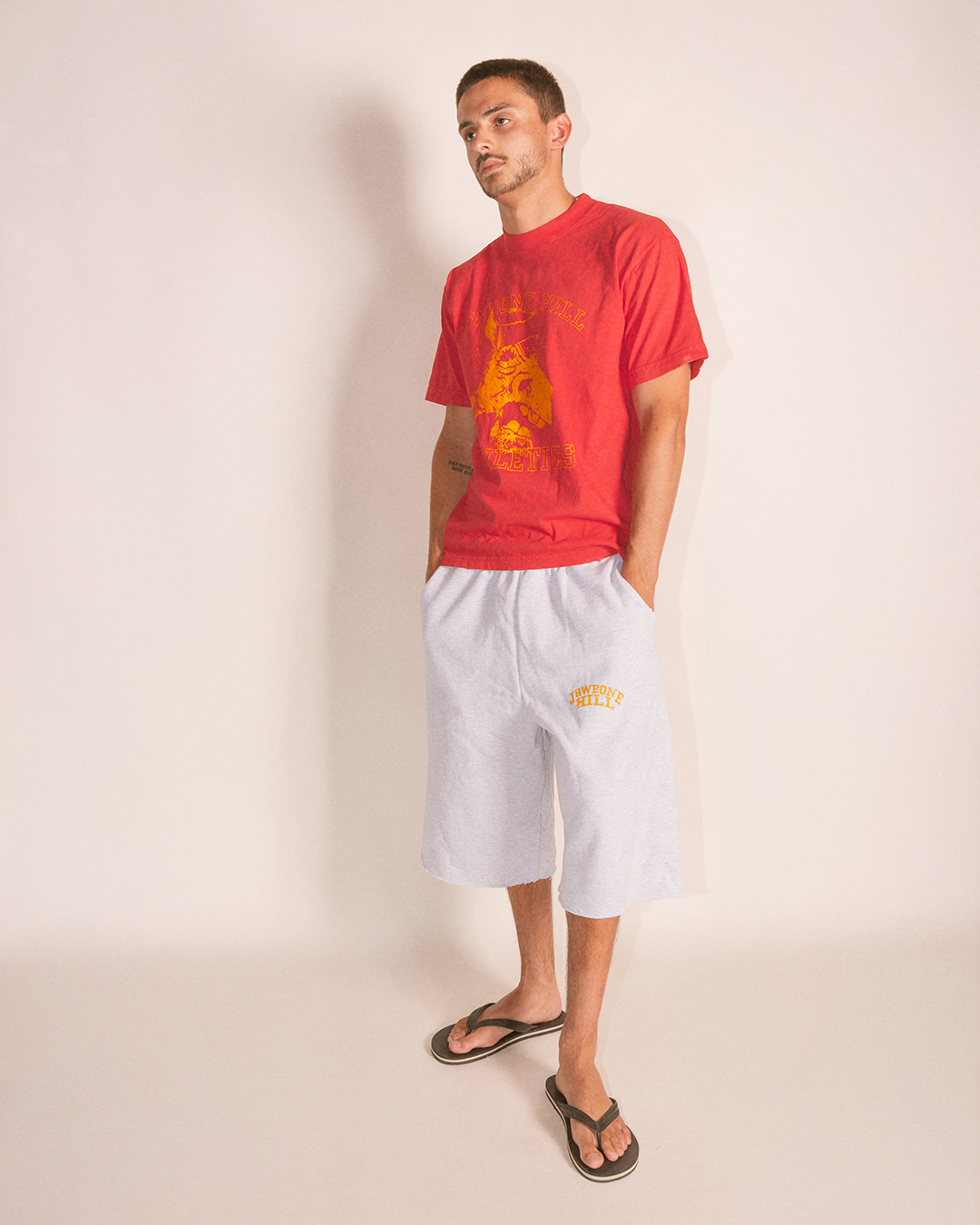 "JAWBONE HILL" 3/4 SWEATSHORTS