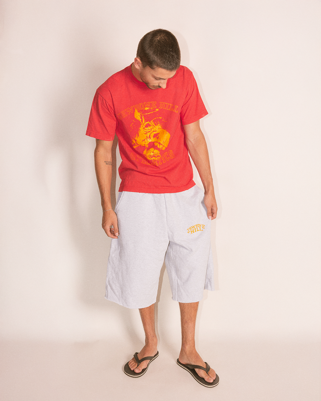 "JAWBONE HILL" 3/4 SWEATSHORTS