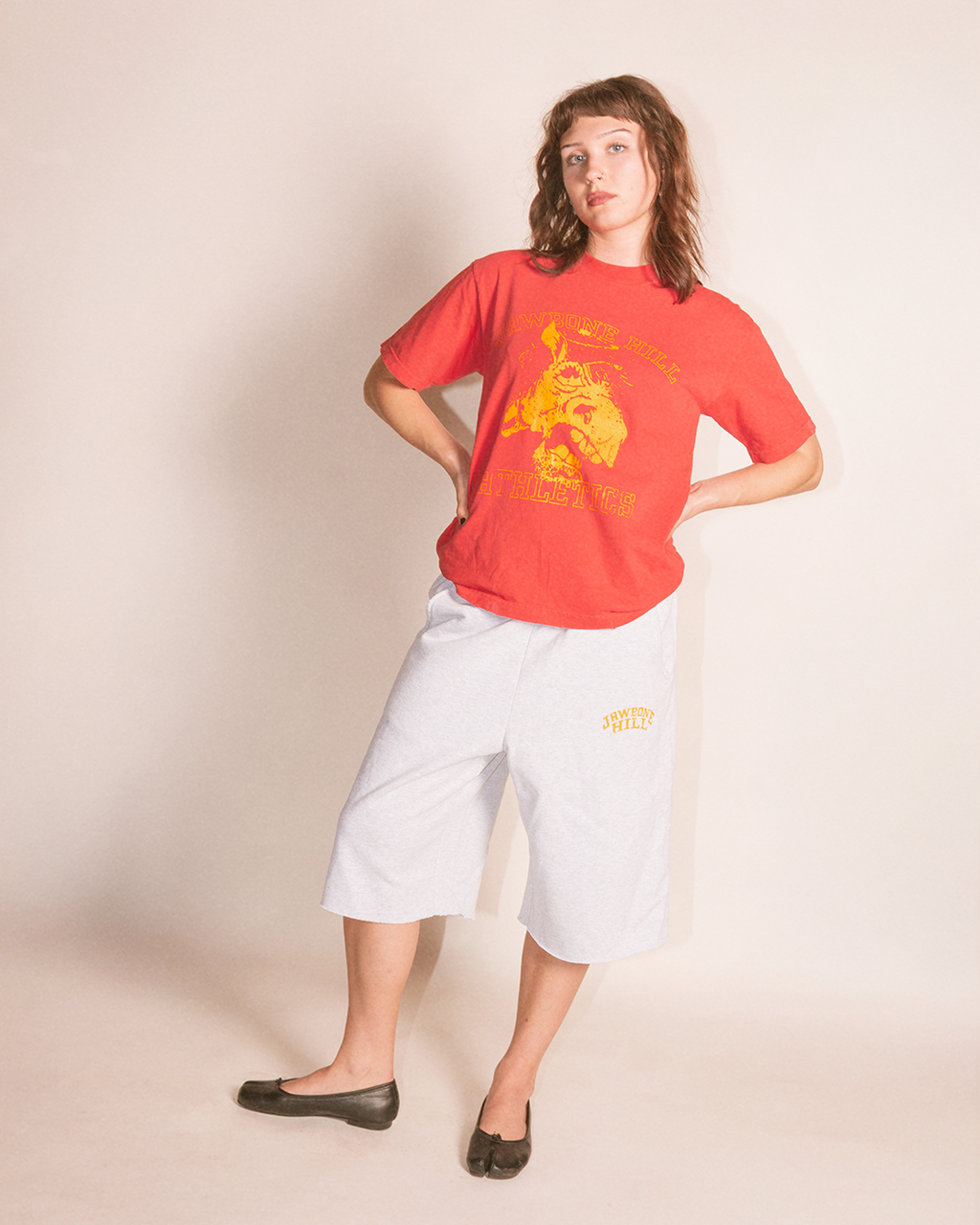 "JAWBONE HILL" 3/4 SWEATSHORTS