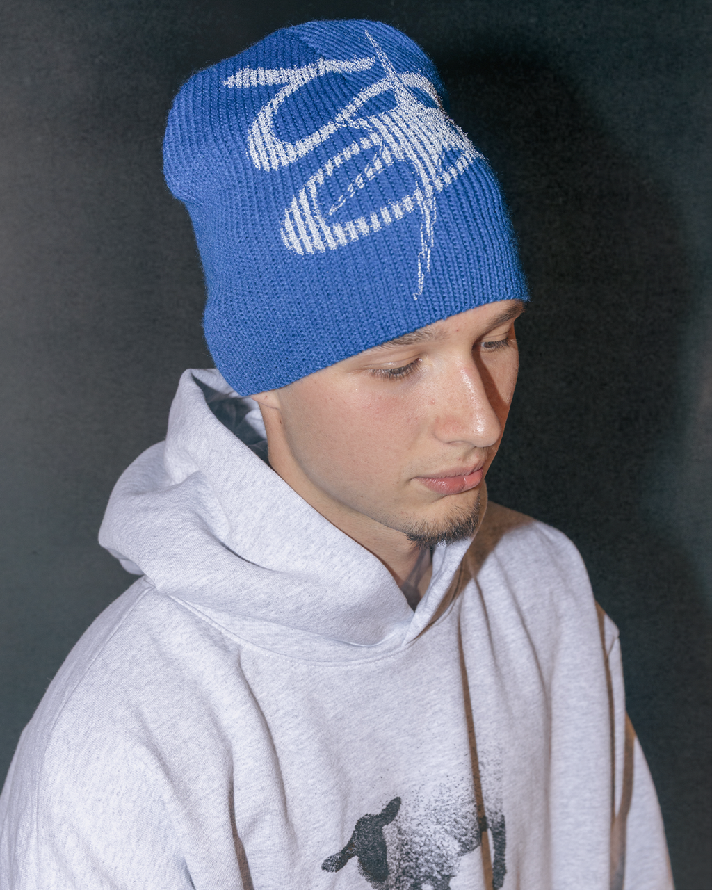 "STAR" skull beanie