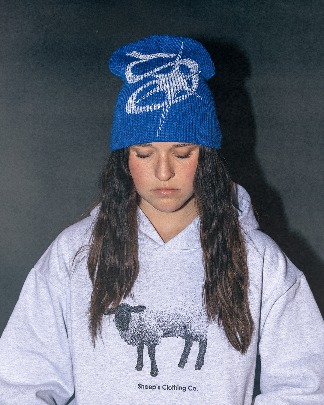 "STAR" skull beanie
