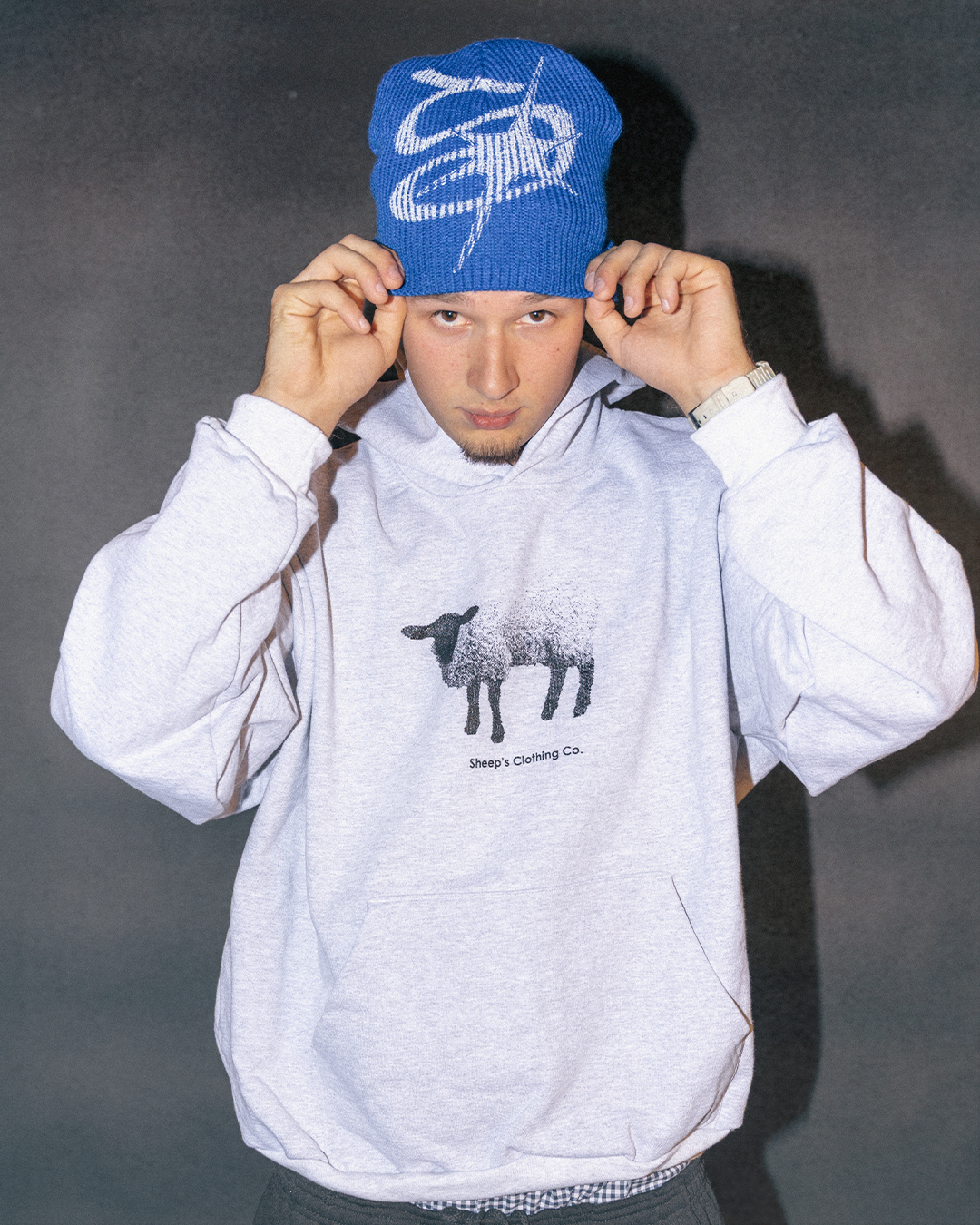 "STAR" skull beanie