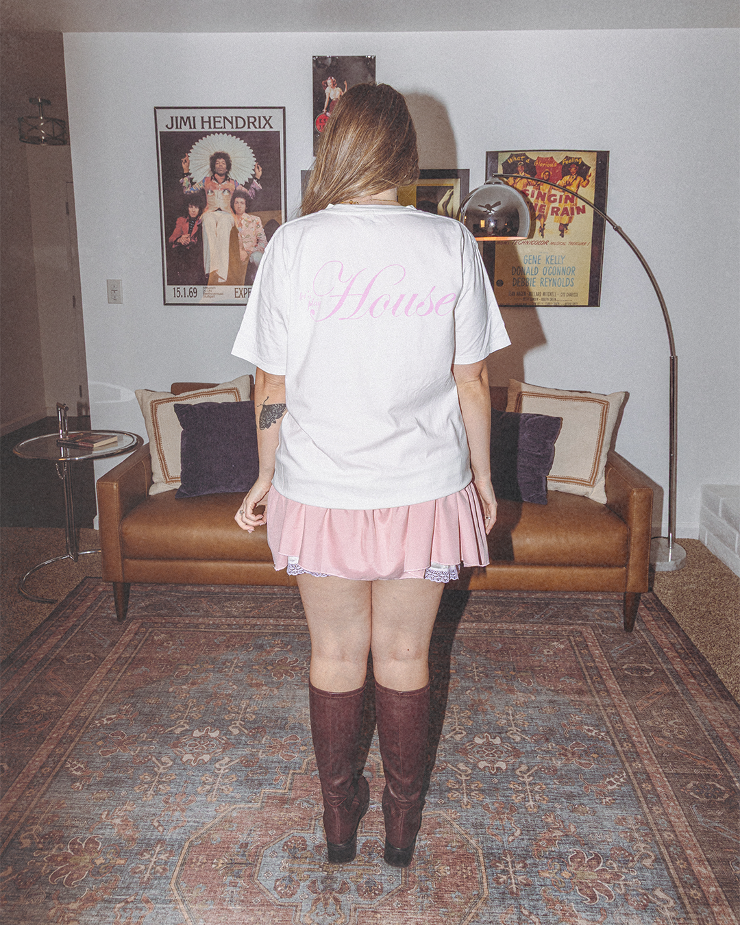 "LETSPLAYHOUSE" tee